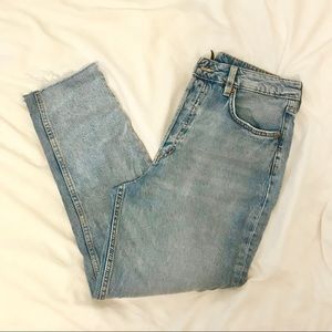 NWOT High waisted straight leg jeans